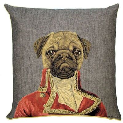 decorative pillow cover Poncelet pug