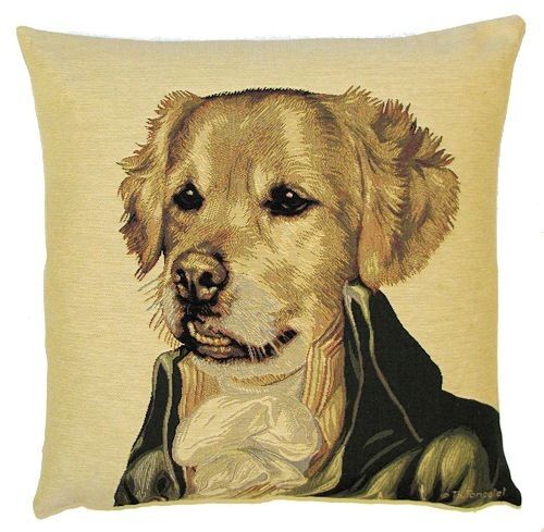 copricuscino decorativo Poncelet golden retriever