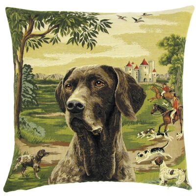 decorative pillow cover pointer foxhunt