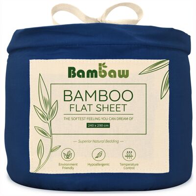 Flache Bettlaken aus Bambus | 240x290 | 8 FARBEN