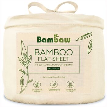 BAMBOO FLAT SHEETS | 240x290 | 8 COLORS 8