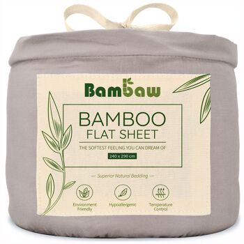 BAMBOO FLAT SHEETS | 240x290 | 8 COLORS 9