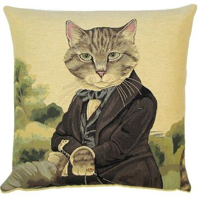 cuscino decorativo gatto Susan Herbert cavaliere
