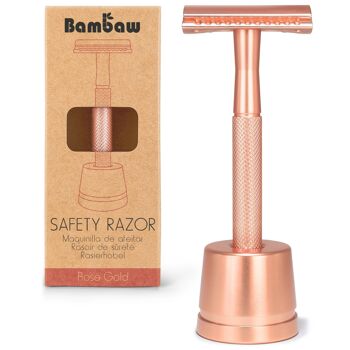 Metal Safety Razor with Stand | 5 colors 12