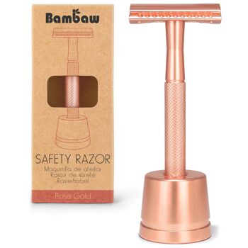 Metal Safety Razor with Stand | 5 colors 3