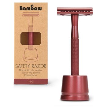 Metal Safety Razor with Stand | 5 colors 4
