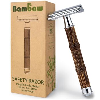 Bamboo Safety Razor | 4 colors 3