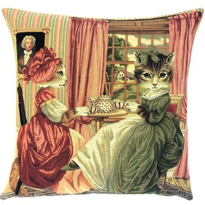 decorative pillow cover tea party