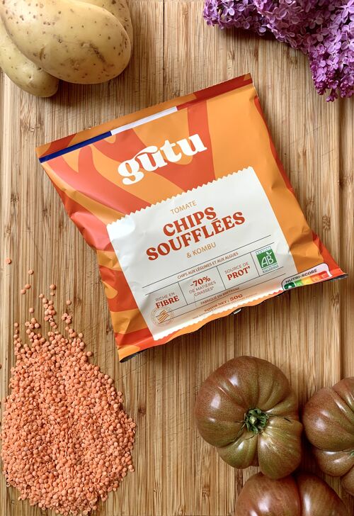 Chips GUTU Kombu Tomate 50g