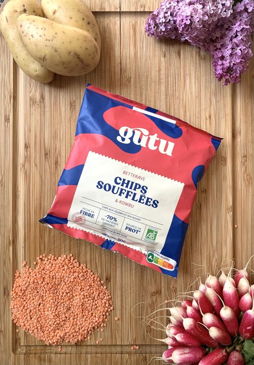 Chips GUTU Kombu Betterave 50g