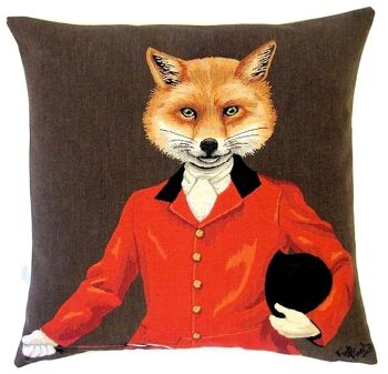 taie d'oreiller décorative foxhunting fox
