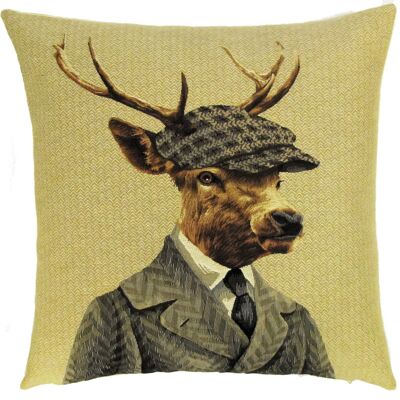 decorative pillow cover stag with bonnet