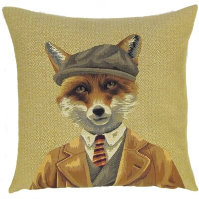 decorative pillow cover fox with bonnet