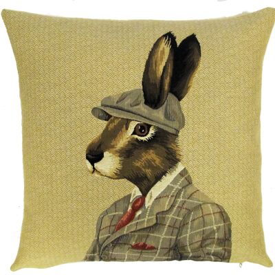 decorative pillow cover rabbit with bonnet