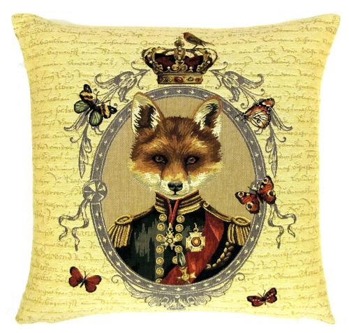 decorative pillow cover royal fox framed