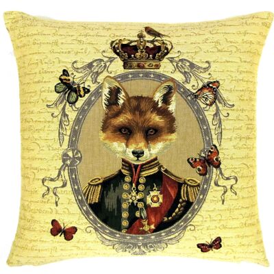 decorative pillow cover royal fox framed