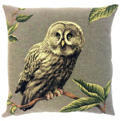 decorative pillow cover screech owl
