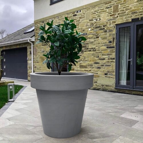 The Biggie' Plant Pot Light Grey