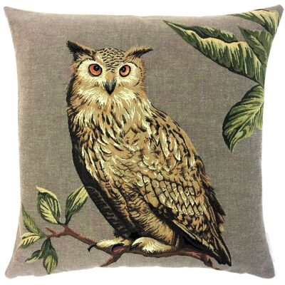 decorative pillow cover eagle owl