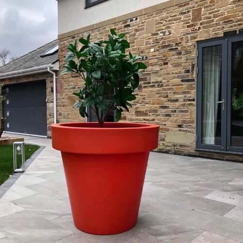 The Biggie' Plant Pot Red