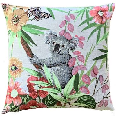 federa decorativa per cuscino orso koala che guarda a sinistra