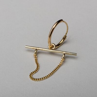 UWA earring - 14k gold