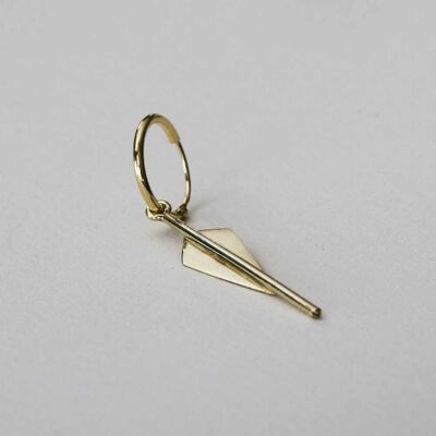 ARROW STRIKE earring - 14k gold-Medium