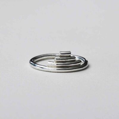 SMOKES ring - Sterling silver