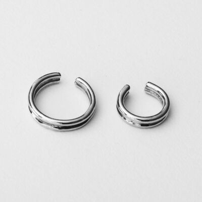DUNE earcuff - Sterling silver-medium