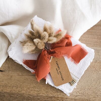 CASABLANCA craft paper and dried flowers set