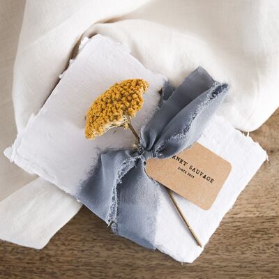 SAINT BARTH craft paper and dried flowers set