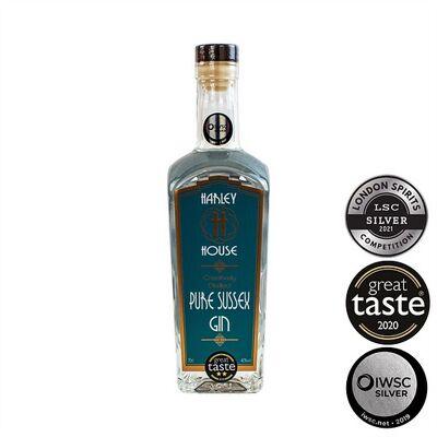 Pure Sussex Gin - 40% ABV (70cl) - GINEBRA GANADORA DEL TRIPLE PREMIO