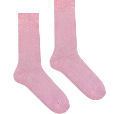 Einfarbige Socken aus Bio-Baumwolle von Klue | Rosa