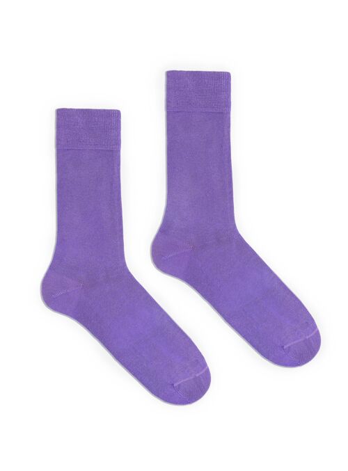 Klue organic cotton solid socks | Lilac