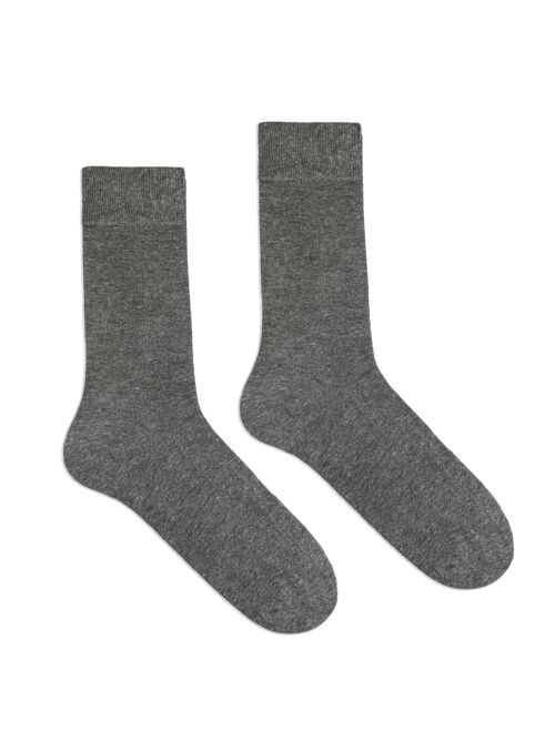 Klue organic cotton solid socks | Grey