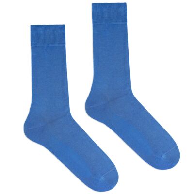 Klue calze solide in cotone biologico | Blu