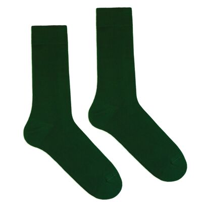 Klue calze solide in cotone biologico | Verde