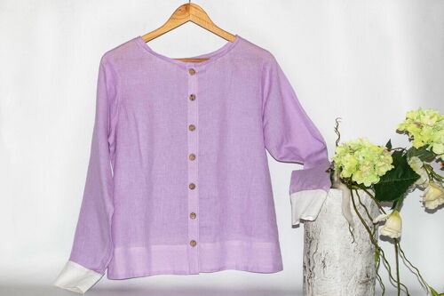 Lilac linen top