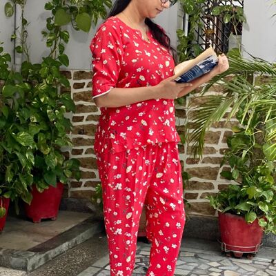 Loungewear da donna rosso scarlatto