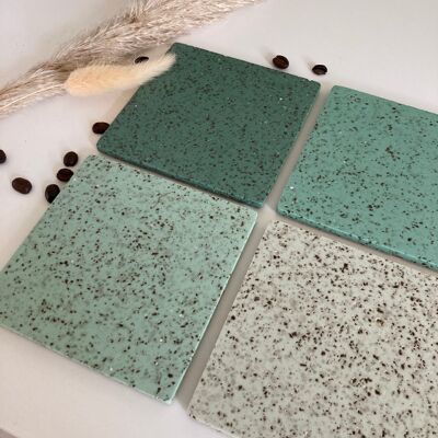 ECO COFFEE COASTERS - MADE WITH RECYCLED COFFEE - Default title x / sku211