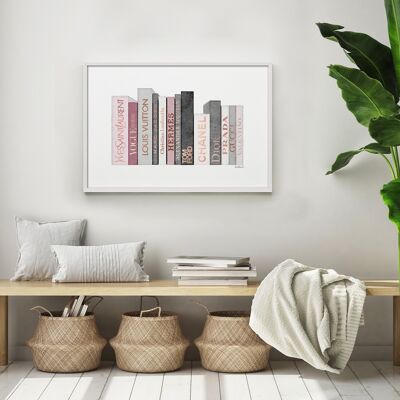 Pink Books painting