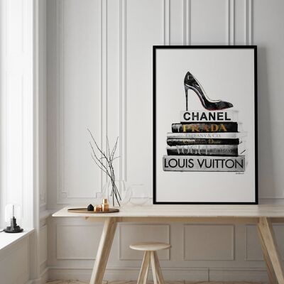 La pittura dei libri di Chanel