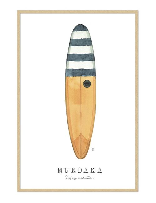 Cuadro Surfing Mundaka
