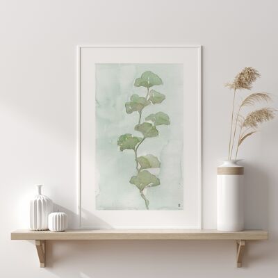 Green Print Painting I