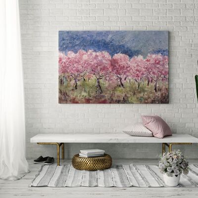 Almond trees painting