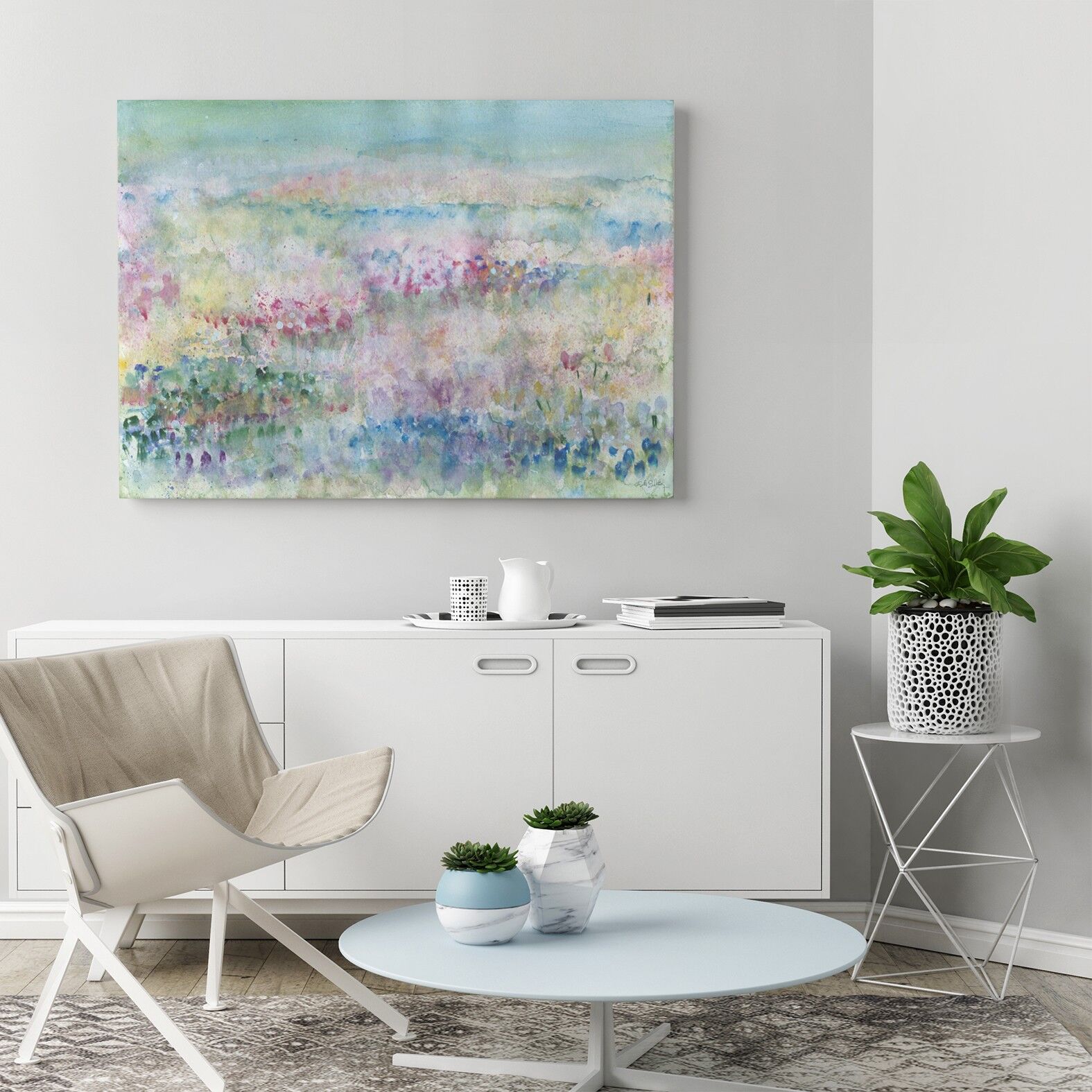 Pittura di fiori selvatici