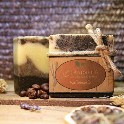 Organic natural soap - coffee soap - nurturing kitchen soap against odors