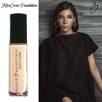 Beauté Majestique - MaxCover Foundation - 02 Neutral Beige