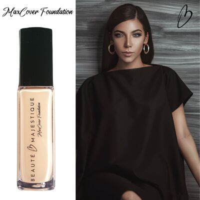 Beaute Majestique - MaxCover Foundation - 01 Nude Ivory