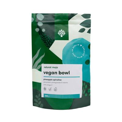 vegan bowl pineapple spirulina